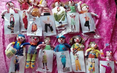 Häkelpuppen unserer Clowns