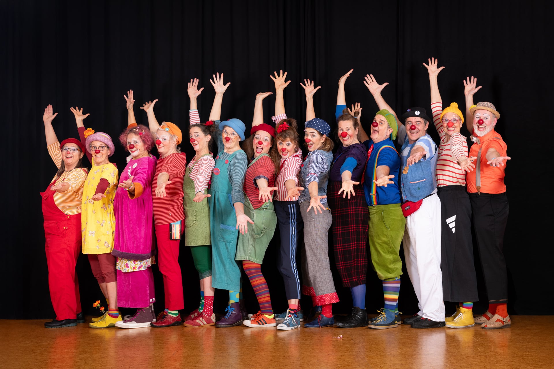 Gruppenbild der Clinic Clowns