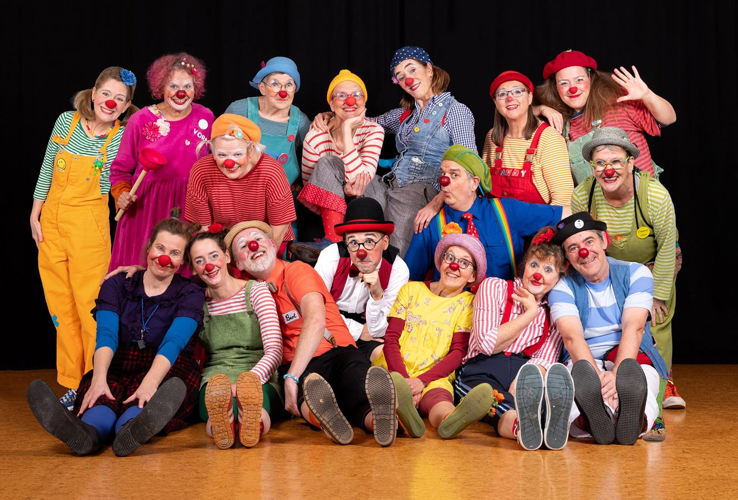 Gruppenbild der Clinic Clowns