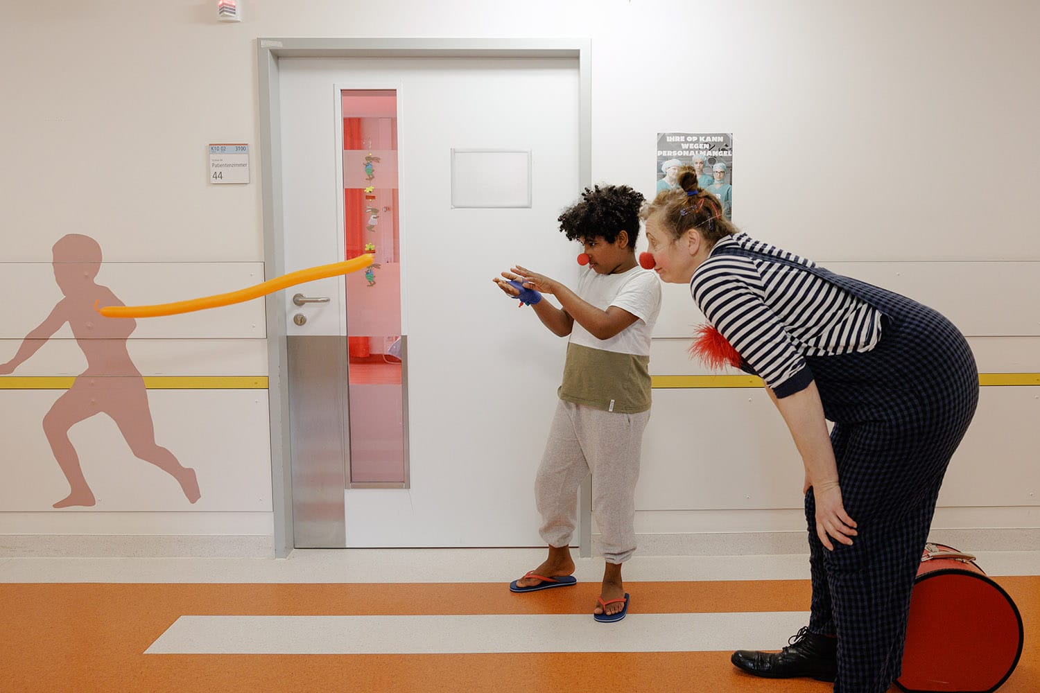 Clinic Clowns in Kinderklinik