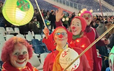 Clinic-Clowns beim Laternenumzug